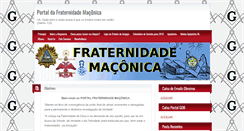 Desktop Screenshot of fraternidademaconica.com